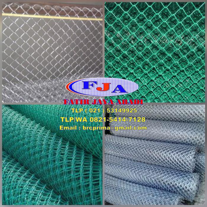 Gambar Kawat harmonika PVC 2,7mm spasi kotak 5,0cm x 5,0cm dari anaklakiatuatunya undefined Tokopedia