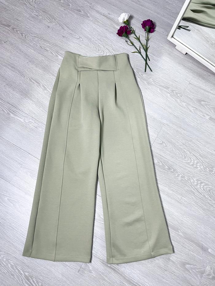 Gambar Maroo - Luna Long Pants/Celana Kulot/Celana Kerja/Celana Spandex - Sage Green dari Maroo.id undefined Tokopedia