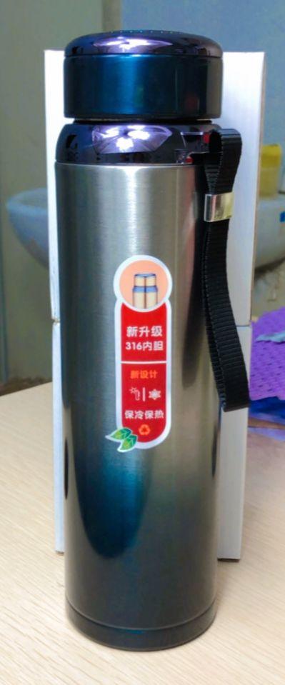 Gambar Botol Minum Termos Stainless Steel 316 Travel Tahan Panas Dingin Vacum - Gradiant Blue, 600ml dari Vintage Story undefined Tokopedia