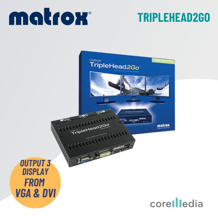 Promo Matrox TripleHead2Go Digital Edition External Graphics