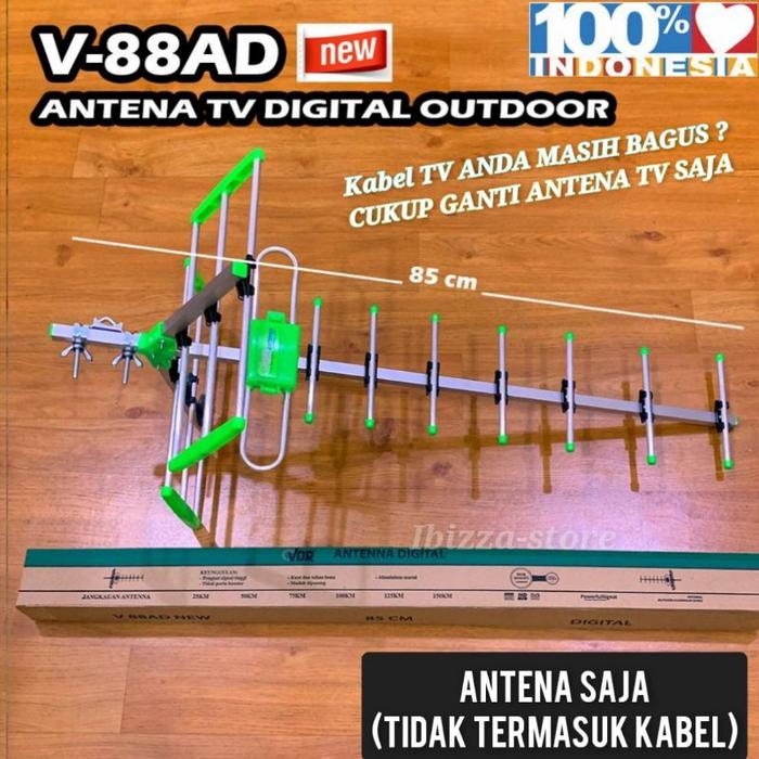 Gambar Antena TV Outdoor Digital Sinyal Kuat - Kabel VDR V 85 HD - ANTENA SAJA V88 dari Ibizza store undefined Tokopedia