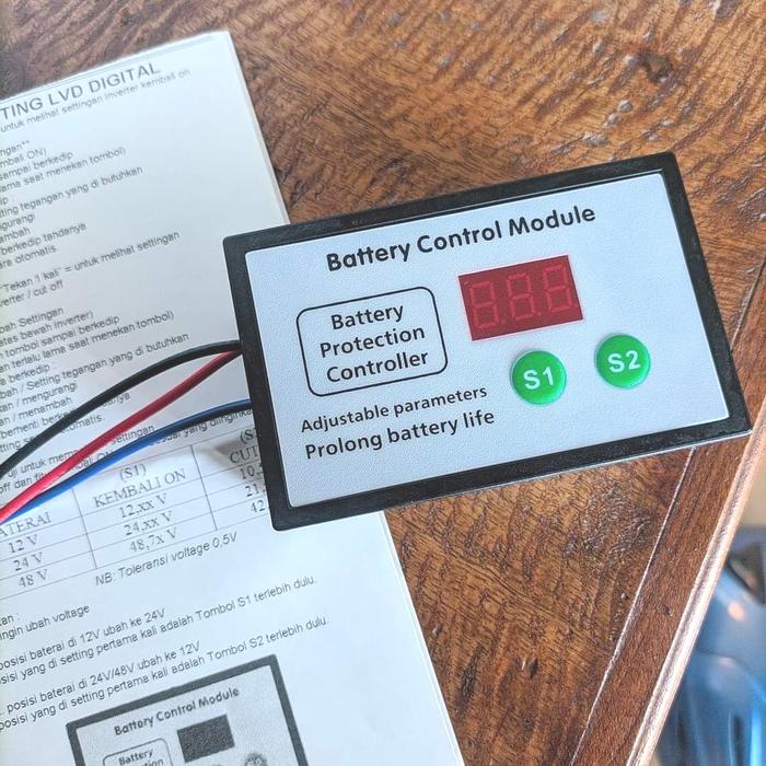 LVD Low Voltage disconnected 12/24/36/48/60v 30A Control Baterai Charger High Performance