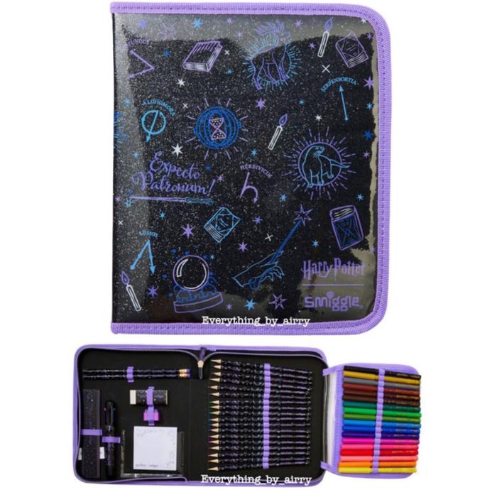 Jual Smiggle Midi Zip Kit Pencil Case 40 Starry Cat/ Kado