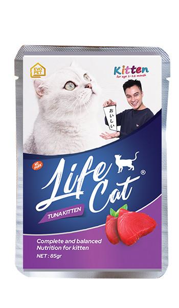 Gambar Life Cat Pouch 85 gram Salmon Tuna Adult Kitten - Chicken Tuna - Tuna Kitten dari Coko Petshop undefined Tokopedia