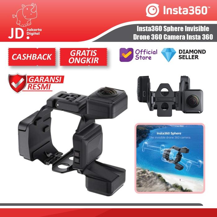Gambar Insta360 Sphere Invisible Drone 360 Camera Insta 360 Garansi Resmi - STANDAR dari Jakarta Digital 8 undefined Tokopedia