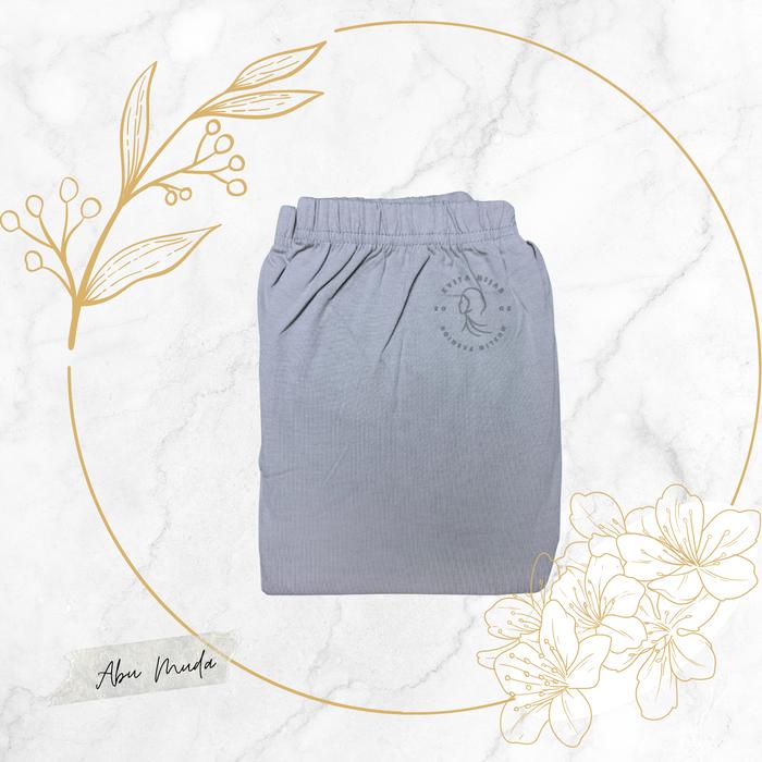 Gambar Manset Legging 7/8 Rayon Wanita Muslim Premium - Abu Muda dari evita online store undefined Tokopedia