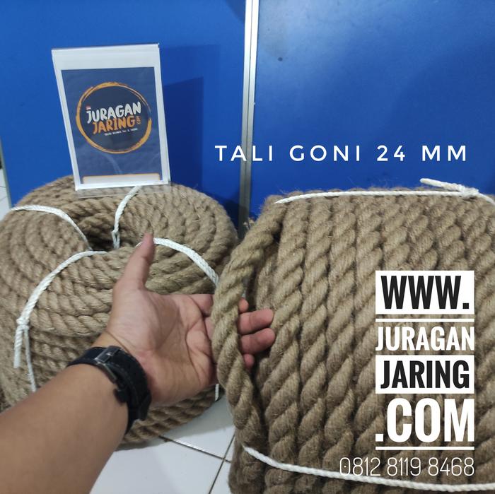 Gambar tali tambang untuk tarik tambang - 24 mm, METERAN dari juragan jaring undefined Tokopedia