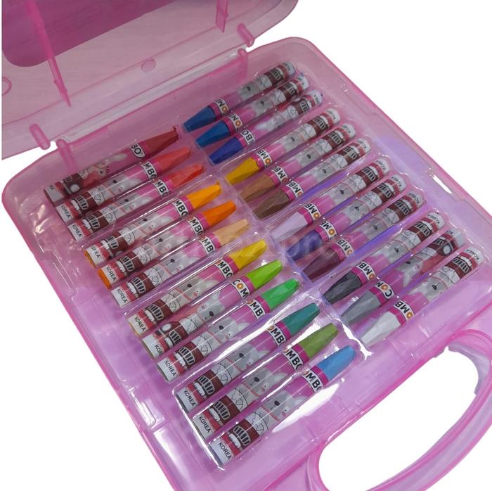 Gambar Krayon 18 Warna / Krayon 24 Warna / Crayon Oil Pastel Besar Combo - 24 WARNA dari officeXpres undefined Tokopedia