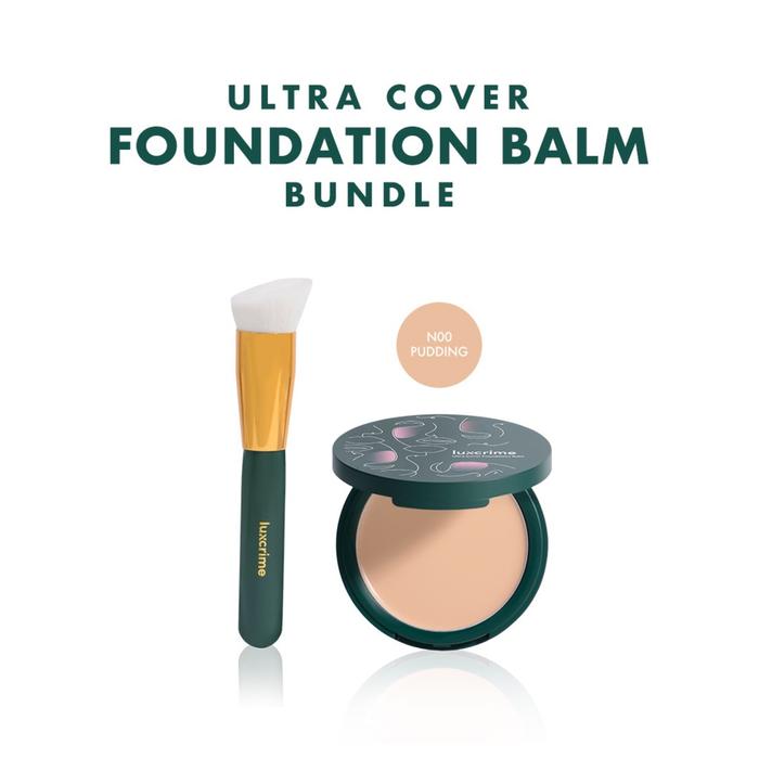 Gambar [BUNDLE] Luxcrime Ultra Cover Foundation Balm + Foundation Brush - Pudding, Brush dari luxcrime undefined Tokopedia
