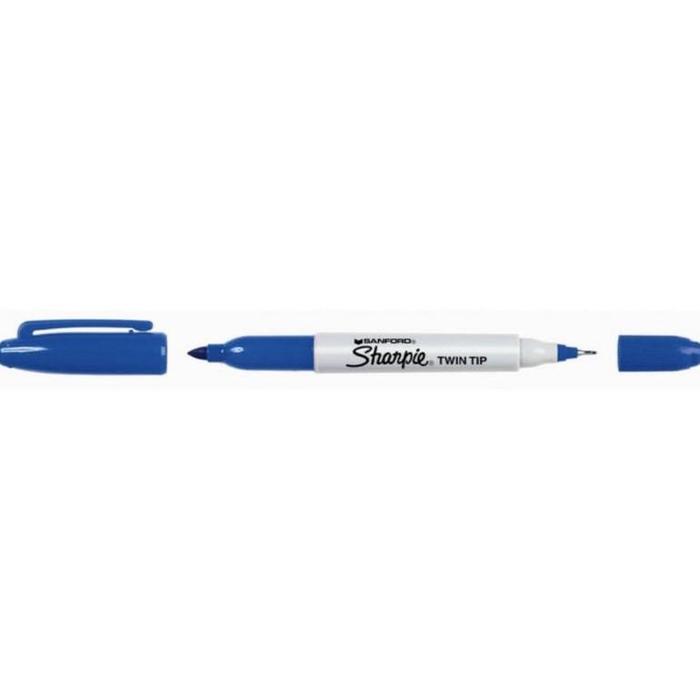 Gambar Sharpie Twin Tip Permanent Marker (Fine & Ultra Fine) - Black, Twin Tip dari Jauharahshoop undefined 4 Tokopedia