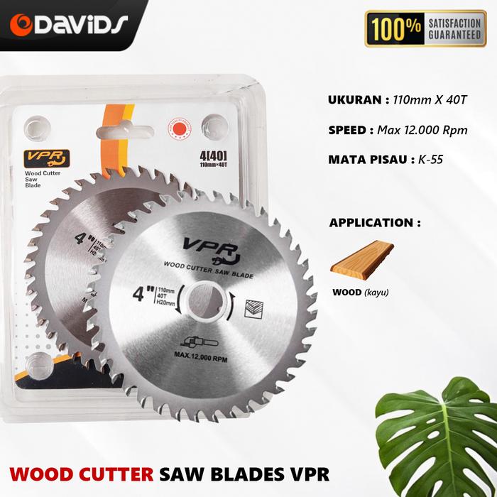 Gambar Pisau Potong Kayu Gergaji Mesin Pemotong 4 Inch Vpr - Circular Saw Blade - WOOD CUTTER dari DAVIDS TOOL undefined Tokopedia