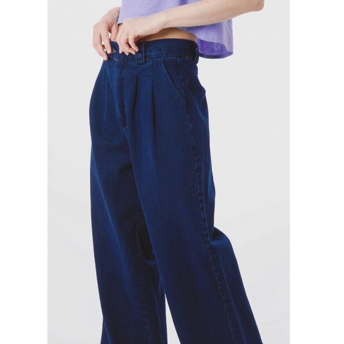 Gambar Parsley Palazzo kivee - DARK DENIM dari LOST AND FOUND SHOPPE undefined Tokopedia