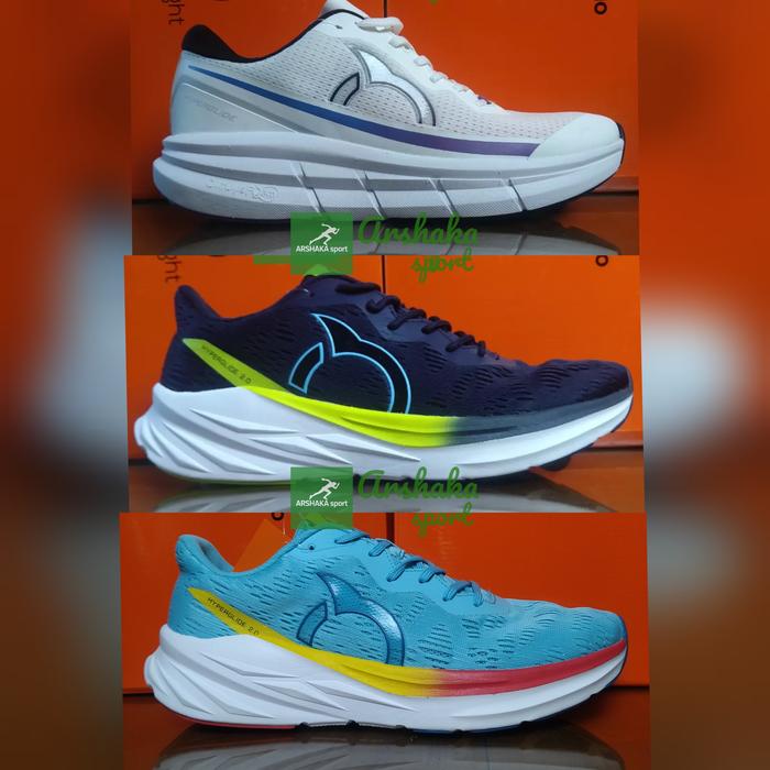 Gambar ortuseight running hyperglide 1.3 dan 2.0 original - 39, 2.0 cyan/ortred dari arshaka sport demak undefined Tokopedia