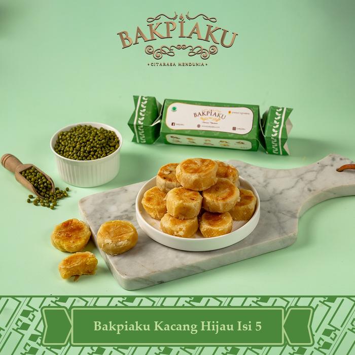 Gambar Bakpia Bakpiaku Isi 5 Khas Jogja Non Vaccum - Kacang Hijau, Non Vaccum dari bakpiaku undefined Tokopedia