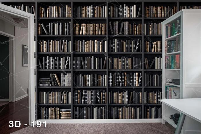 Gambar Wallpaper 3D Custom Dinding Mewah Pemandangan Daun Black Gold - 3D 191, Banner dari Kairos Wallpaper Custom Official Store undefined Tokopedia