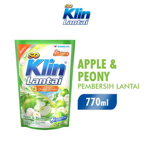 Gambar Soklin Pembersih Lantai 770ml Membunuh 99,99% Virus dan Bakteri - Fruity Apple dari Wings Indonesia undefined Tokopedia
