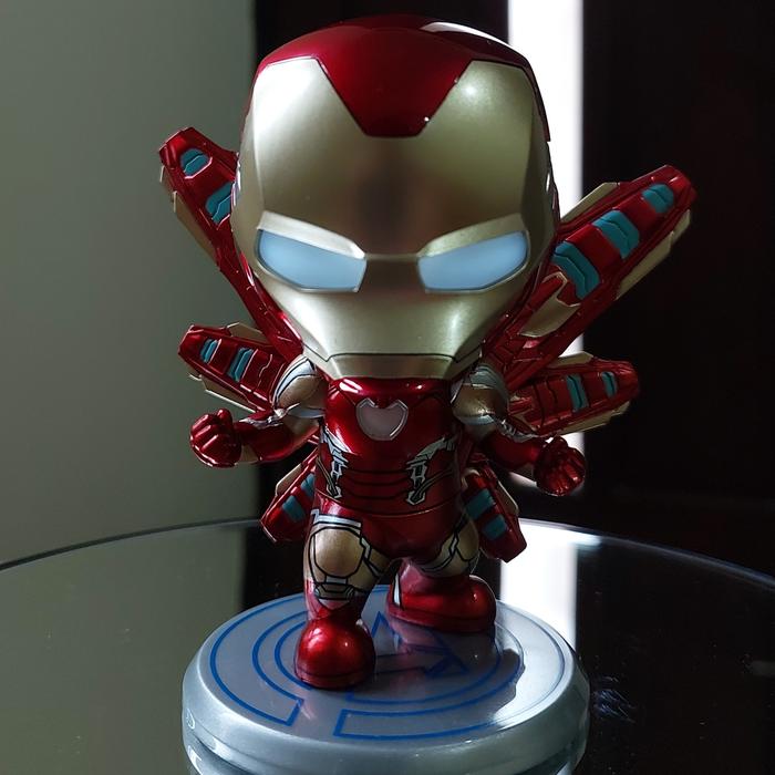 Jual Hot Toys Cosbaby Avengers Iron Man Mark 85 Nano Lightning