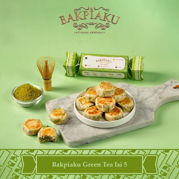Gambar Bakpia Bakpiaku Isi 5 Khas Jogja Non Vaccum - Greentea, Non Vaccum dari bakpiaku undefined Tokopedia