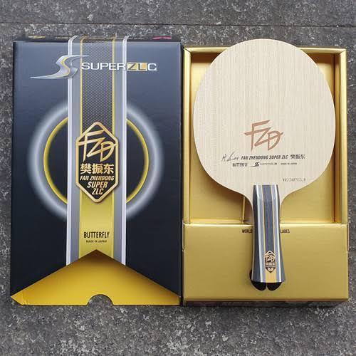 Butterfly FZD Zhendong Super ZLC 卓球ラケット（Terbaru Blade Bat 