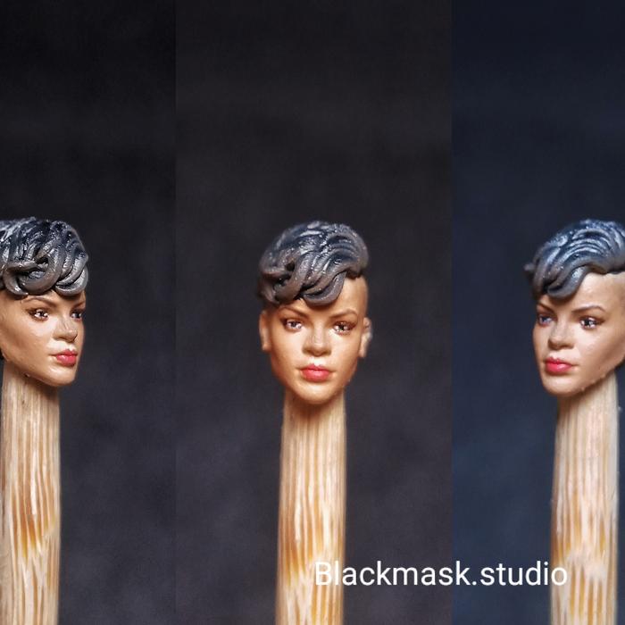 Gambar Headsculpt Head Sculpt Custom Rihanna action figure - 1/12 Painted dari AngeleonMALL undefined Tokopedia