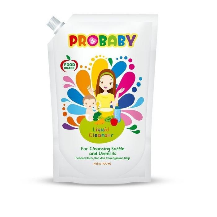 Gambar Probaby Liquid Cleanser Sabun Pencuci Botol 150ml / 450ml / 700ml dari NewBabyKids undefined 5 Tokopedia