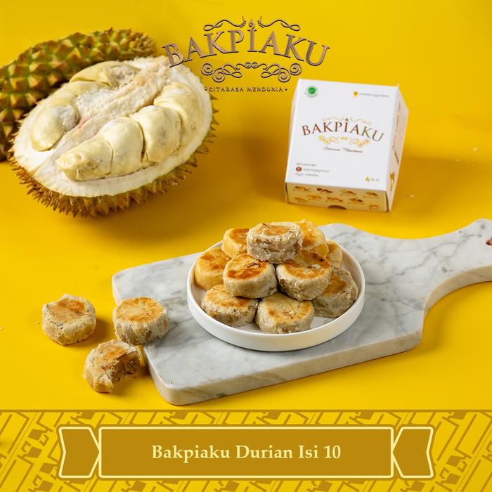 Gambar Bakpia Bakpiaku Isi 10 Khas Jogja - Durian, Non Vacum dari bakpiaku undefined Tokopedia
