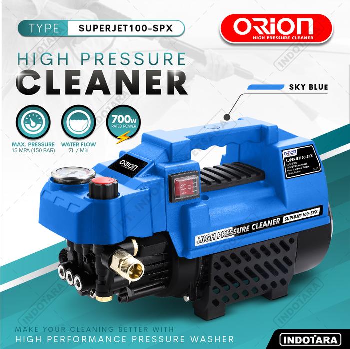 Gambar Jet Cleaner - Orion Superjet100SPX Dengan Fitur Pengatur Tekanan Air - Sky Blue dari PT. Indotara Persada undefined Tokopedia