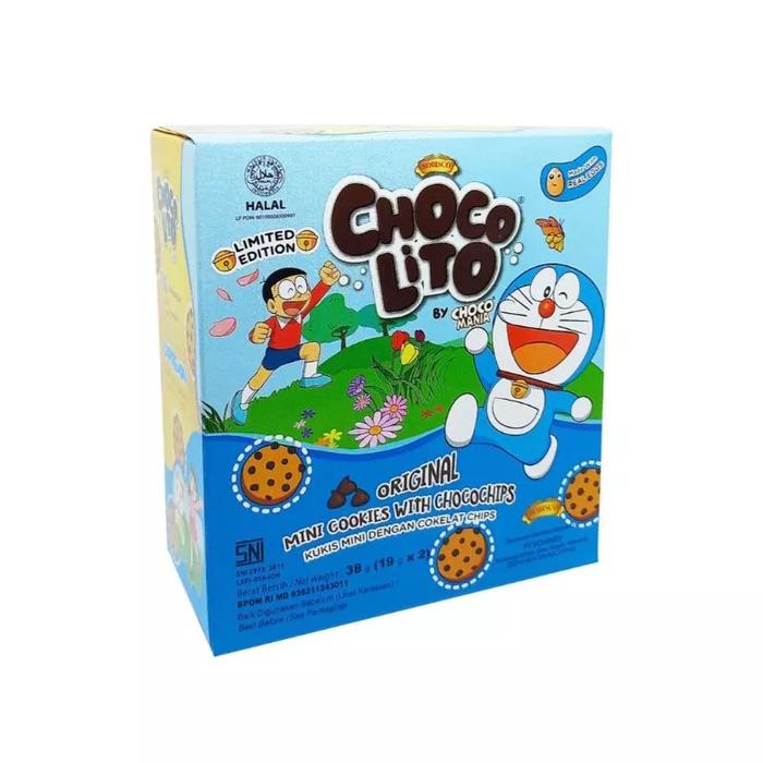 Gambar Chocolito Mini Cookies Chocochips Original 2 x 19gr dari Meri Snack undefined Tokopedia
