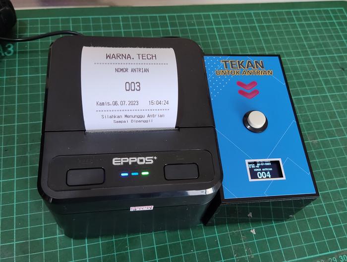 Gambar Printer Antrian Mesin Antrian Versi 4 - Fix Instal dari Warna Technology by Sala3NET undefined Tokopedia
