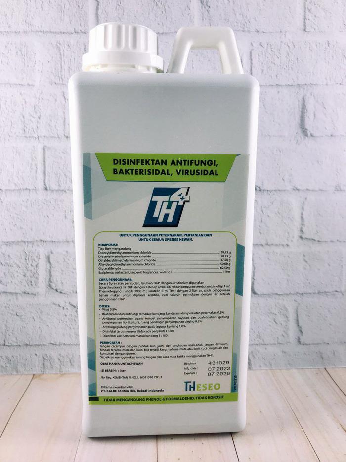 Gambar TH4 DISINFEKTAN 1 LITER / TH4 1 LITER - TH4 1 LITER dari Boncu The Persian undefined Tokopedia