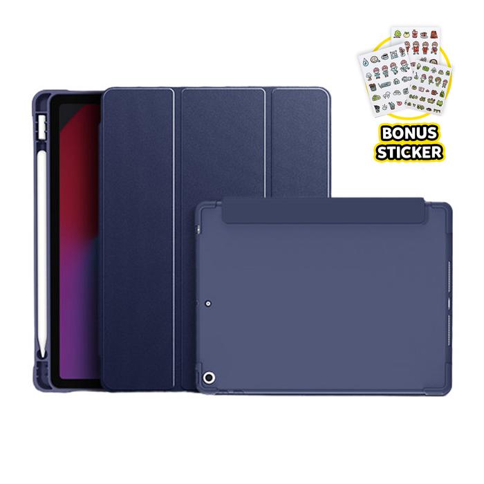Gambar iPad Air 1 / Air 2 9.7" Smart Flip Case Back Cover Slot Pen Protective - Navy dari Casemarket undefined Tokopedia