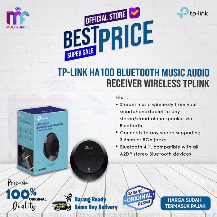 Gambar TP-LINK HA100 Bluetooth Music Audio Receiver Wireless TPLINK dari Multifungsi Online undefined Tokopedia