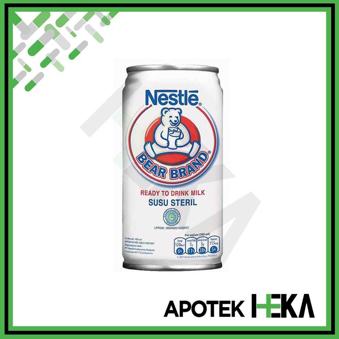 Gambar Bear Brand Ready to Drink Milk 189 ml - Susu Steril Beruang dari Apotek Heka Bekasi undefined Tokopedia