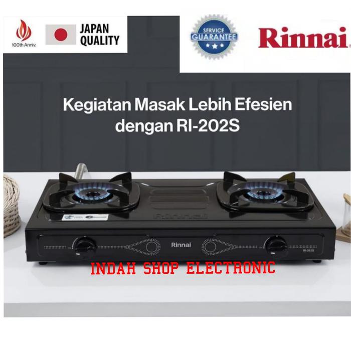 Jual Kompor Gas Rinnai RI -202S 2Tungku - Kota Tangerang Selatan - Indah  Shop Electronic | Tokopedia