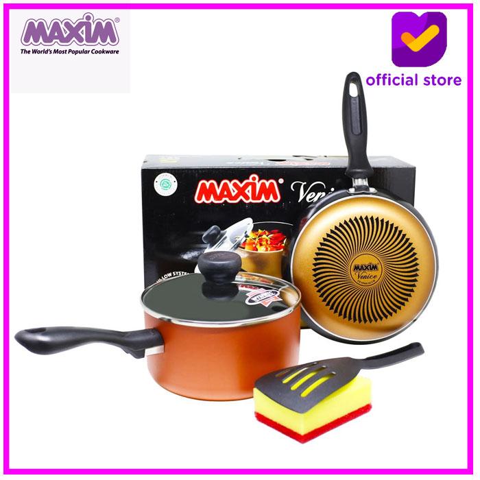 Gambar Panci Set Teflon Maxim New Halania Set 7 Piece Set - VENICE 5 PCS dari OFFICAL STORE 1 undefined Tokopedia