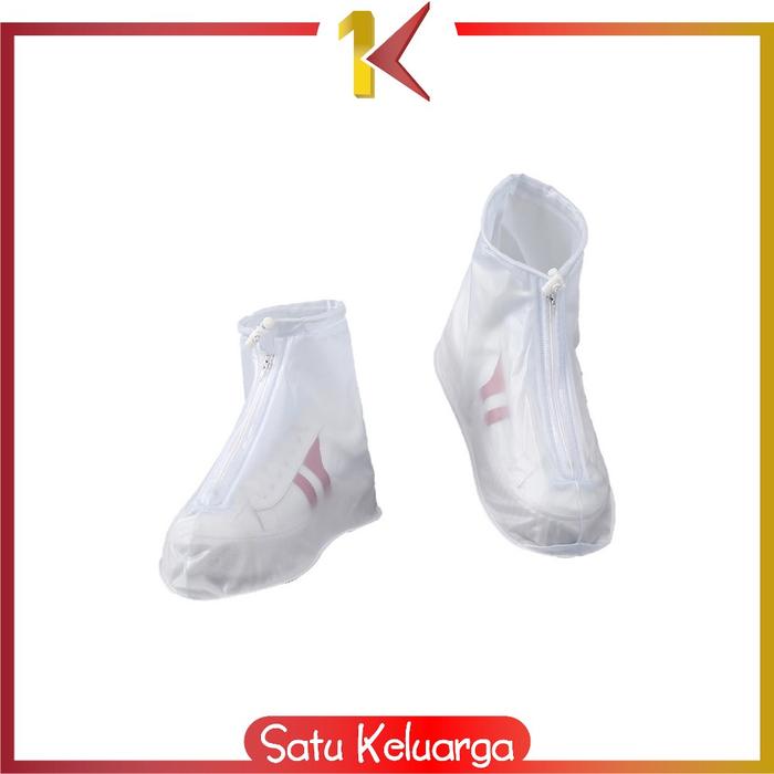 Gambar SK-C898 Pelindung Sepatu Anti Air Unisex Tahan Air / Jas Hujan Sepatu - PUTIHTRANSPARAN, XL dari Satukeluarga undefined Tokopedia