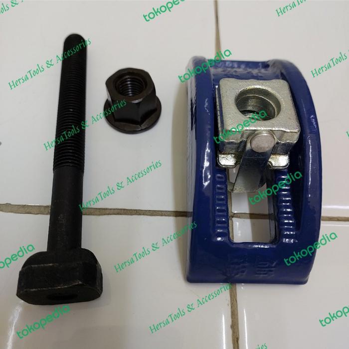 Gambar Tools Klem Biru C Lengkung M12xL125mm & M12x150mm 1 Set 8pc Clamp Mold Injection M12 dengan Baut T Slot dan Mur Topi - M12 (1Set=8Pc), T-slot M12x125 dari HersaTools & Accessories undefined Tokopedia