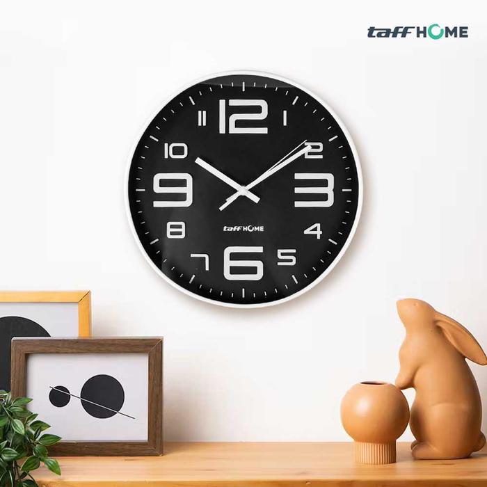 Gambar Jam Dinding Bulat Quartz Creative Design Modern Elegan Estetik Silent - Hitam dari Paringgo Shop undefined Tokopedia