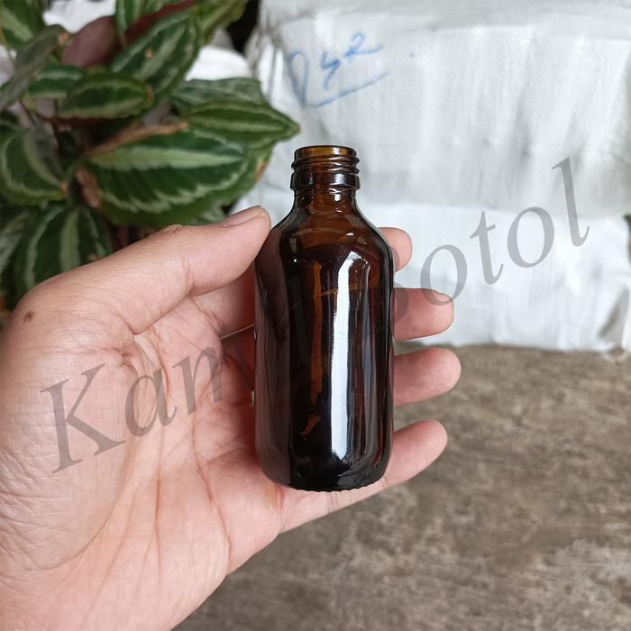 Gambar Botol kaca Coklat 60ml Lengkap dengan Tutup Dan Segel - Tanpa Tutup, Non Label dari Kamil Botol undefined Tokopedia