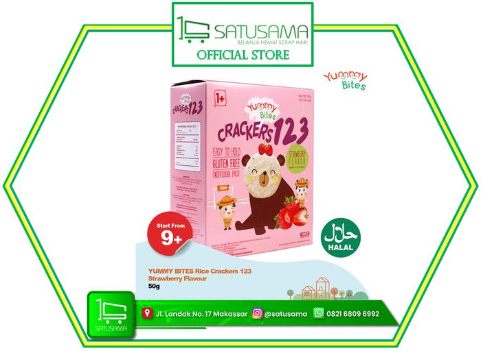 Gambar YUMMY BITES 123 50 G - Strawberry dari satusamaonline undefined Tokopedia