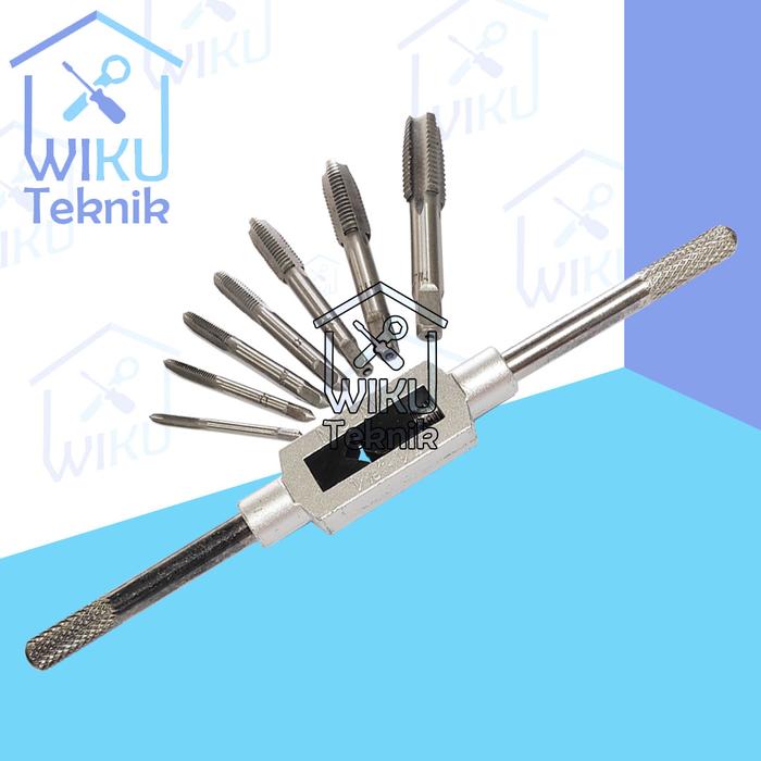 Gambar WiKu Hand Tap Set Die Alat Senai Pembuat Drat Selek Cewe Metric - TAP Set 8 pcs dari WiKu Teknik undefined Tokopedia