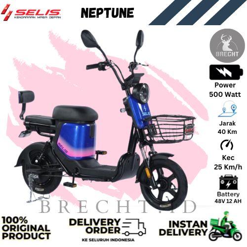 Gambar Sepeda Listrik Selis Neptune E Bike Selis 500 Watt Mirip Rinjani - Galaxy Blue dari BRECHT.ID OFFICIAL STORE undefined Tokopedia