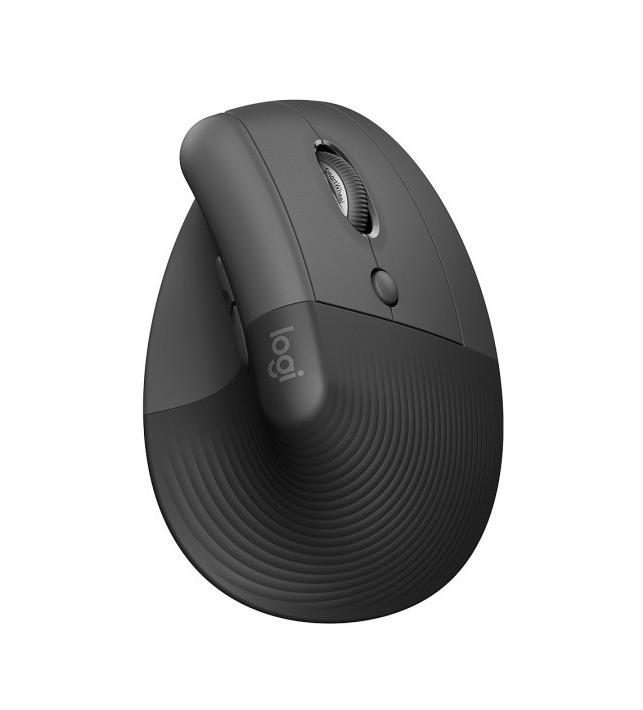 Gambar LOGITECH LIFT MOUSE VERTICAL WIRELESS BLUETOOTH SILENT - Hitam dari Dityashop Tech Kota Bekasi Tokopedia