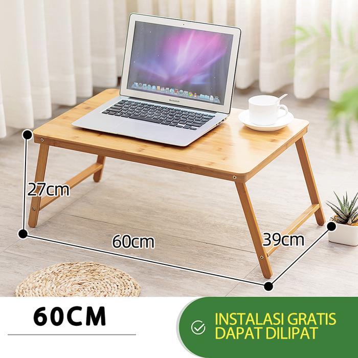 Gambar Meja Lipat Portable Kayu Meja Laptop Belajar Kerja Serbaguna - 4, Model dari Arsene.Shop undefined Tokopedia