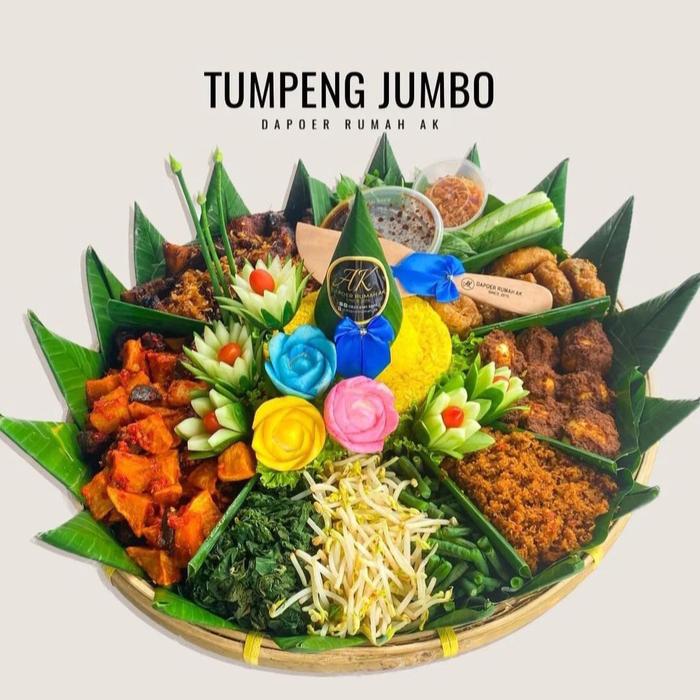 Gambar Nasi Tumpeng / Nasi Kuning Tampah 8 Porsi dari Tumpeng Medan Dapoer Rumah AK undefined Tokopedia