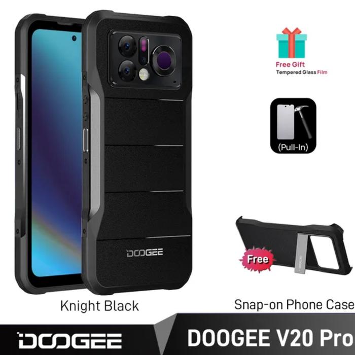 Gambar DOOGEE V20 Pro 5G - Hitam+Case dari Megaquantum undefined Tokopedia