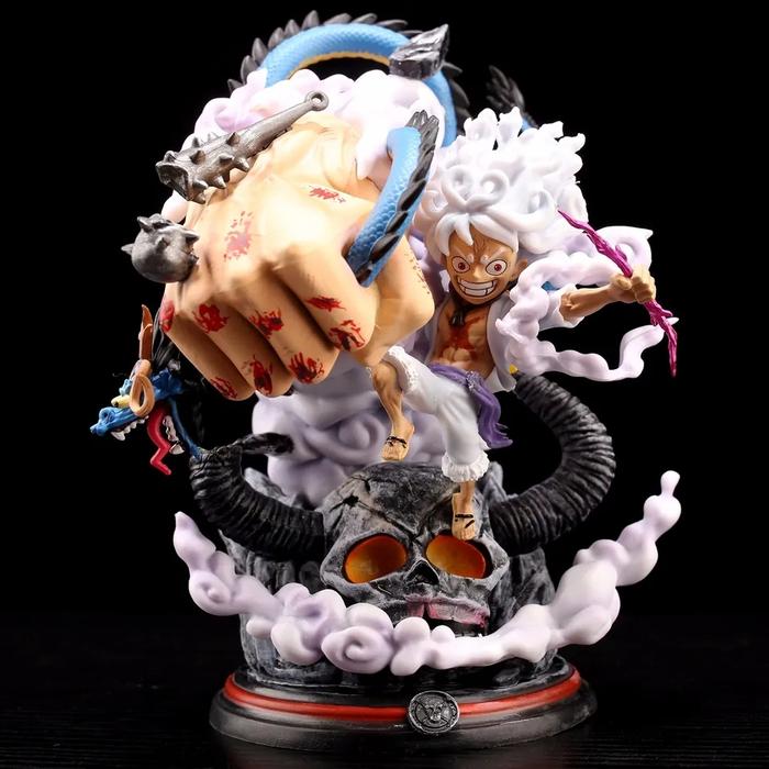 Figurine d'anime One Piece Gk Luffy Toys, figurine Gear 3, statue en