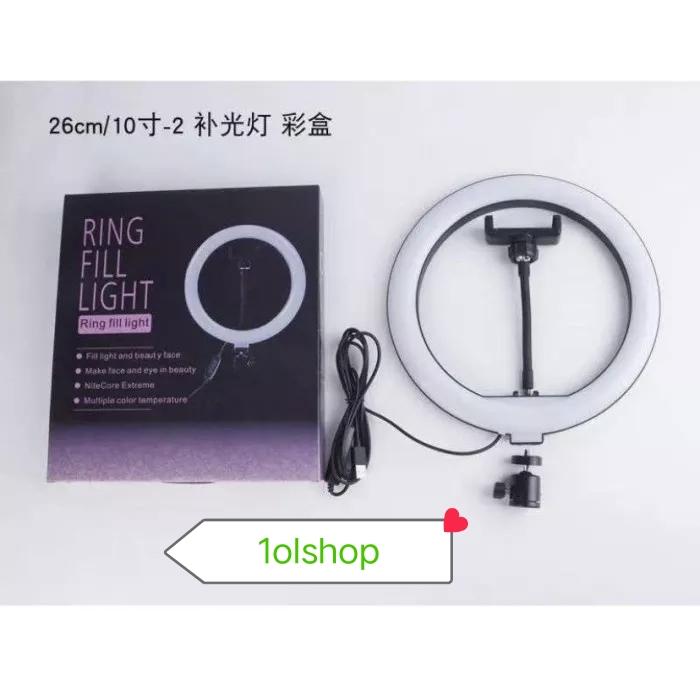 Gambar ring fill light 26 cm selfie - Ringlight 26cm dari 1olshoping undefined Tokopedia