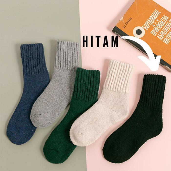 Gambar Kaos Kaki Tebal Musim Dingin / Winter Pria Dan Wanita - Hitam dari OnlineShopsKu undefined Tokopedia
