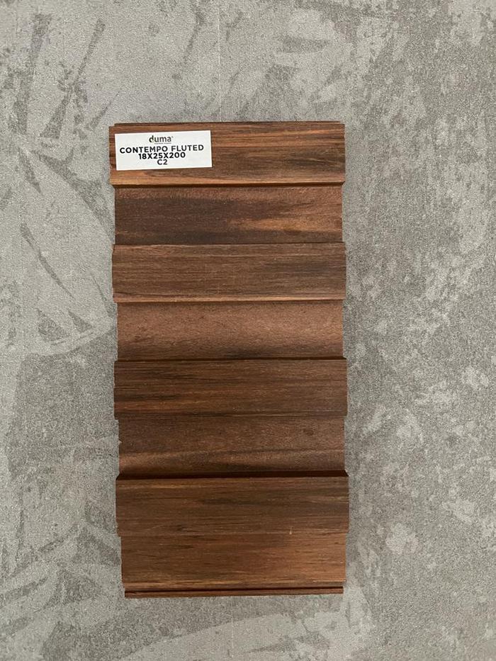 Gambar DUMA PLAFON PANEL WPC - CONTEMPO FLUTED 18x25x200 - WARNA C2, PANJANG 3M dari West Interior undefined Tokopedia